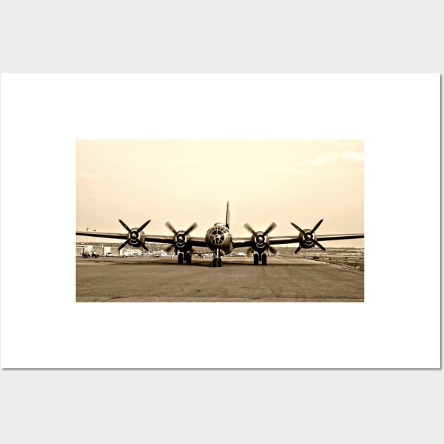 B-29 Bomber Plane - Classic Aircraft Wall Art by Scubagirlamy